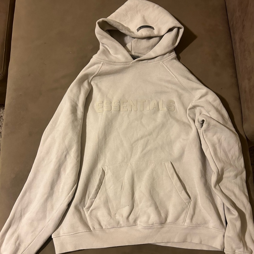 ESSENTIALS HOODIE WHITE